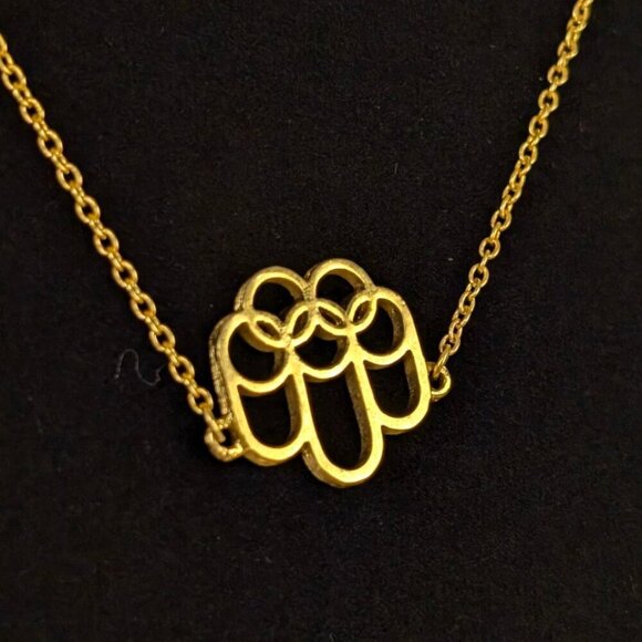 V. Montreal 1976 Olympics Logo Necklace - Picture 10 of 12